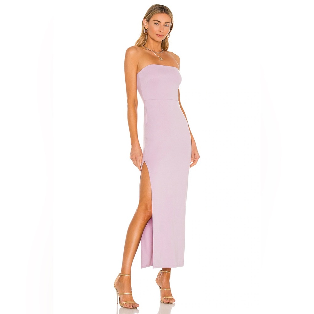 NWT NBD Dream Strapless Gown Maxi Dress in Lilac - Picture 1 of 8